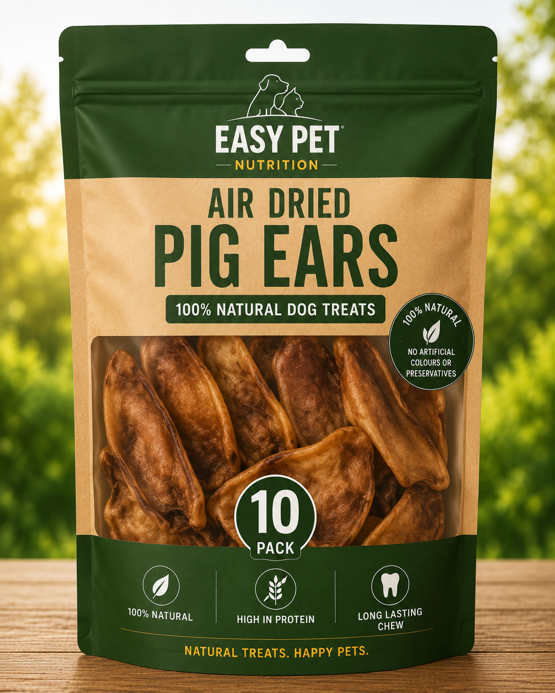 Air dried pig ears ( 10 )